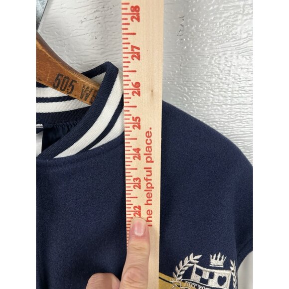 H&M Varsity Jacket Navy Small NWT Divided! - Picture 10 of 16